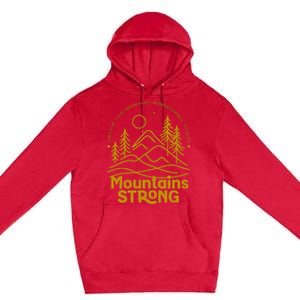 Mountains Strong Premium Pullover Hoodie