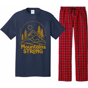 Mountains Strong Pajama Set