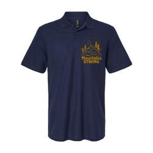 Mountains Strong Softstyle Adult Sport Polo