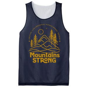 Mountains Strong Mesh Reversible Basketball Jersey Tank