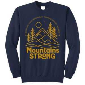 Mountains Strong Tall Sweatshirt