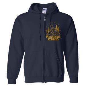 Mountains Strong Full Zip Hoodie