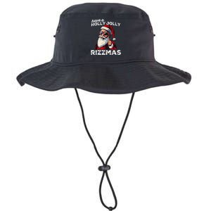 Mewing Santa Mew Funny Santa Meme Rizz Riz Zmas Christmas Legacy Cool Fit Booney Bucket Hat