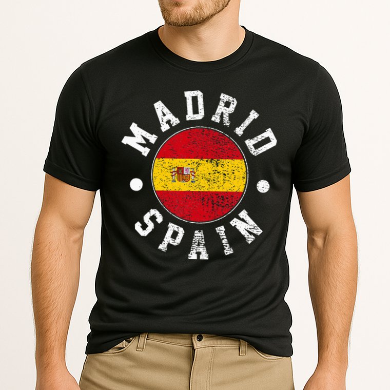 Madrid Spain Cooling Performance Crew T-Shirt