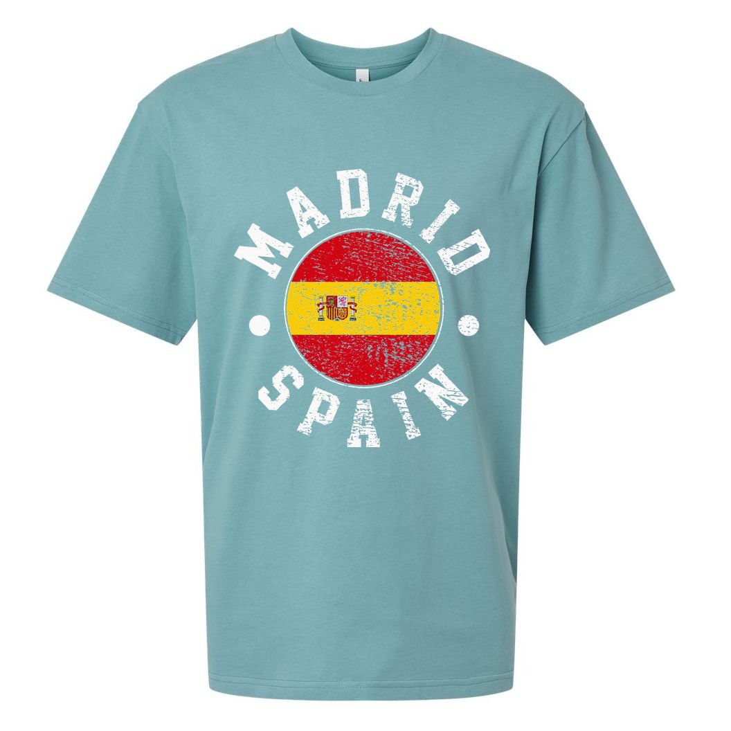 Madrid Spain Sueded Cloud Jersey T-Shirt