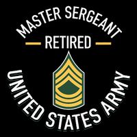 Master Sergeant Msg Retired Army Military Retirement Gifts Drawstring Bag