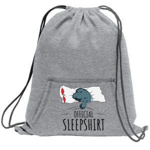 M.A.N.A.T.E.E Sleepshirt Sweatshirt Cinch Pack Bag