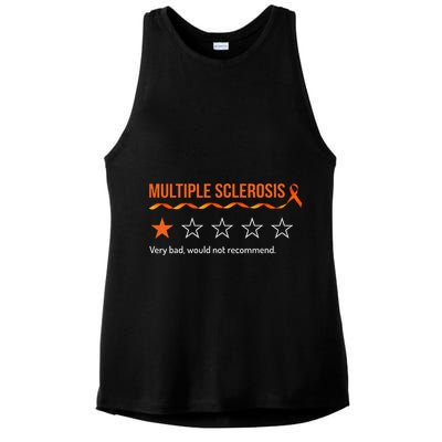 Multiple Sclerosis Ms Review Very Bad Would Not Recommend Ladies PosiCharge Tri-Blend Wicking Tank