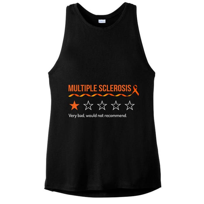 Multiple Sclerosis Ms Review Very Bad Would Not Recommend Ladies PosiCharge Tri-Blend Wicking Tank