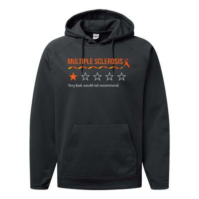 Multiple Sclerosis Ms Review Very Bad Would Not Recommend Performance Fleece Hoodie