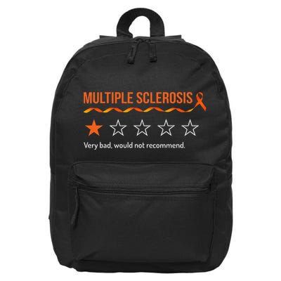Multiple Sclerosis Ms Review Very Bad Would Not Recommend 16 in Basic Backpack