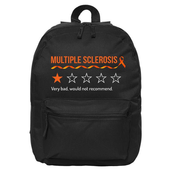 Multiple Sclerosis Ms Review Very Bad Would Not Recommend 16 in Basic Backpack