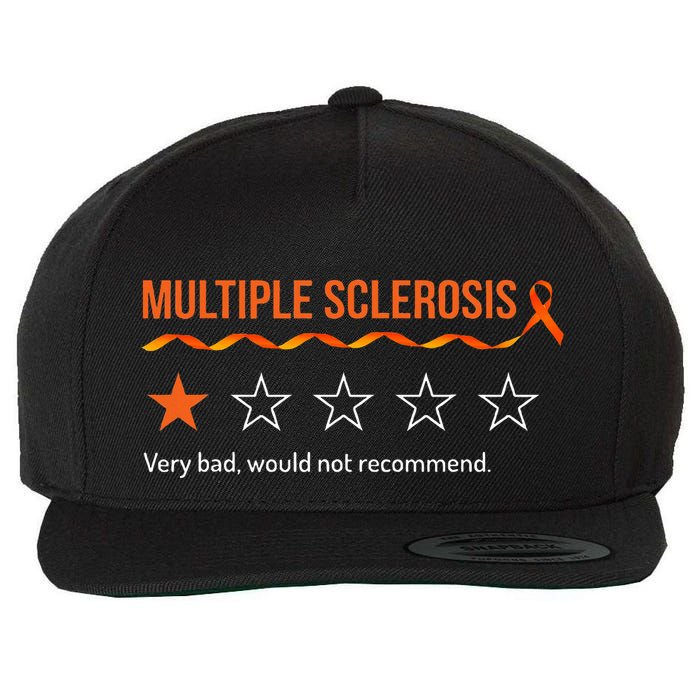 Multiple Sclerosis Ms Review Very Bad Would Not Recommend Wool Snapback Cap