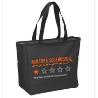 Multiple Sclerosis Ms Review Very Bad Would Not Recommend Zip Tote Bag