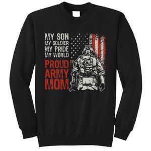 My Son My Soldier Hero Proud Mom Us Military Mother Sweatshirt