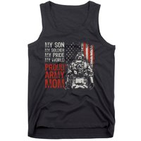 My Son My Soldier Hero Proud Mom Us Military Mother Tank Top