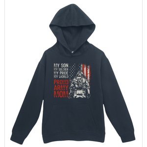 My Son My Soldier Hero Proud Mom Us Military Mother Urban Pullover Hoodie