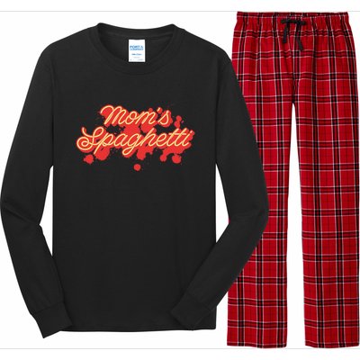 Moms Spaghetti Meatballs Tomato Sauce Long Sleeve Pajama Set