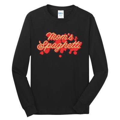 Moms Spaghetti Meatballs Tomato Sauce Tall Long Sleeve T-Shirt