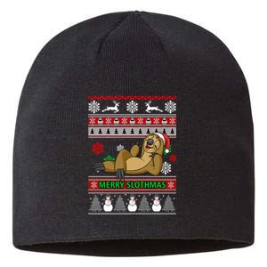 Merry Slothmas Sustainable Beanie