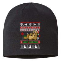 Merry Slothmas Sustainable Beanie