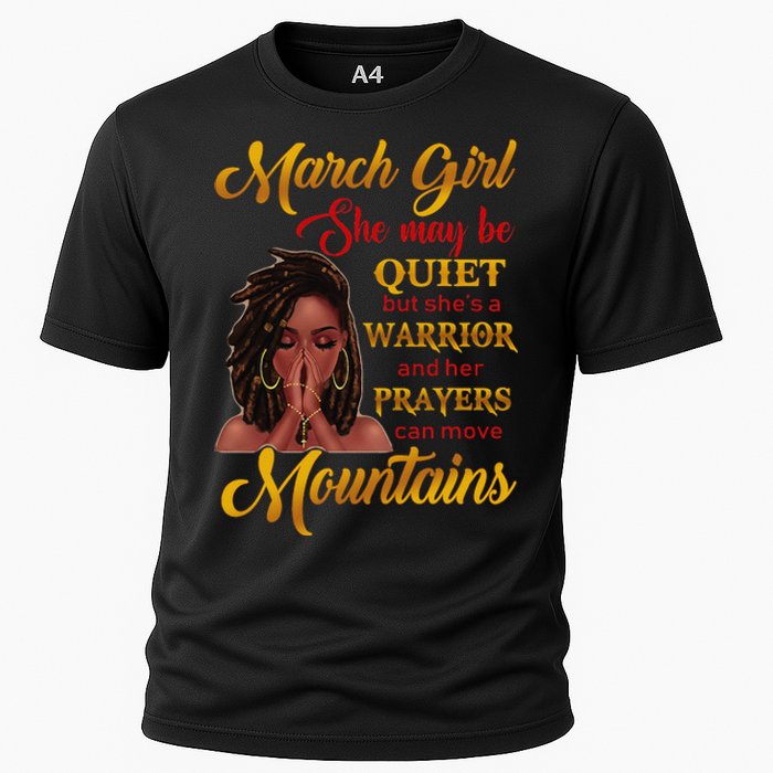 March She may be quiet but she's a warrior Cooling Performance Crew T-Shirt