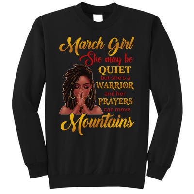 March She may be quiet but she's a warrior Sweatshirt