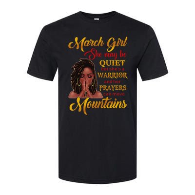 March She may be quiet but she's a warrior Softstyle® CVC T-Shirt