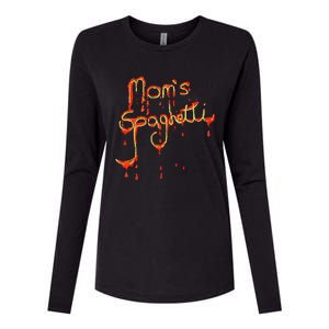 Moms Spaghetti Music Womens Cotton Relaxed Long Sleeve T-Shirt