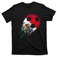 Mexico Soccer Mexican Flag Pride Soccer Player T-Shirt