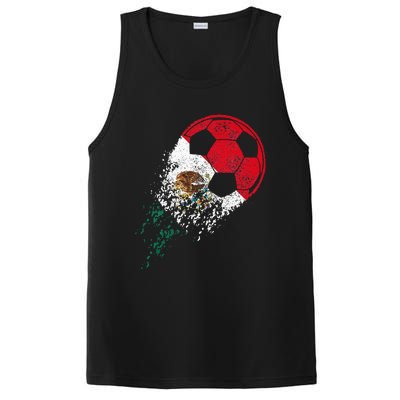 Mexico Soccer Mexican Flag Pride Soccer Player PosiCharge Competitor Tank