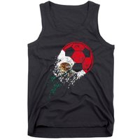 Mexico Soccer Mexican Flag Pride Soccer Player Tank Top