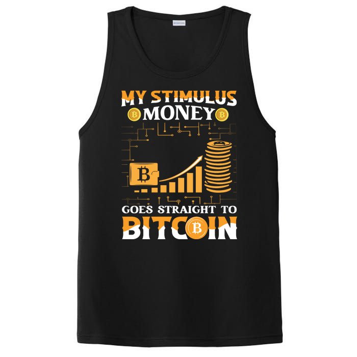 My Stimulus Money Goes Straight To Bitcoin PosiCharge Competitor Tank