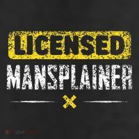 Mansplainer Saying Mansplain Mansplaining 11oz C Handle Ceramic Mug