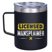 Mansplainer Saying Mansplain Mansplaining 12oz Stainless Steel Coffee Mug