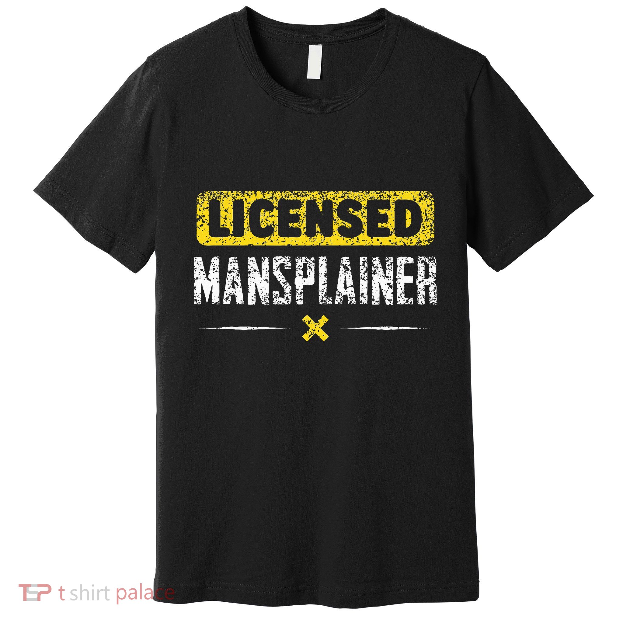 Mansplainer Saying Mansplain Mansplaining Premium T-Shirt