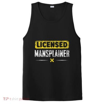 Mansplainer Saying Mansplain Mansplaining PosiCharge Competitor Tank