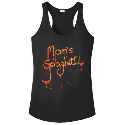 Moms Spaghetti Music Ladies PosiCharge Competitor Racerback Tank