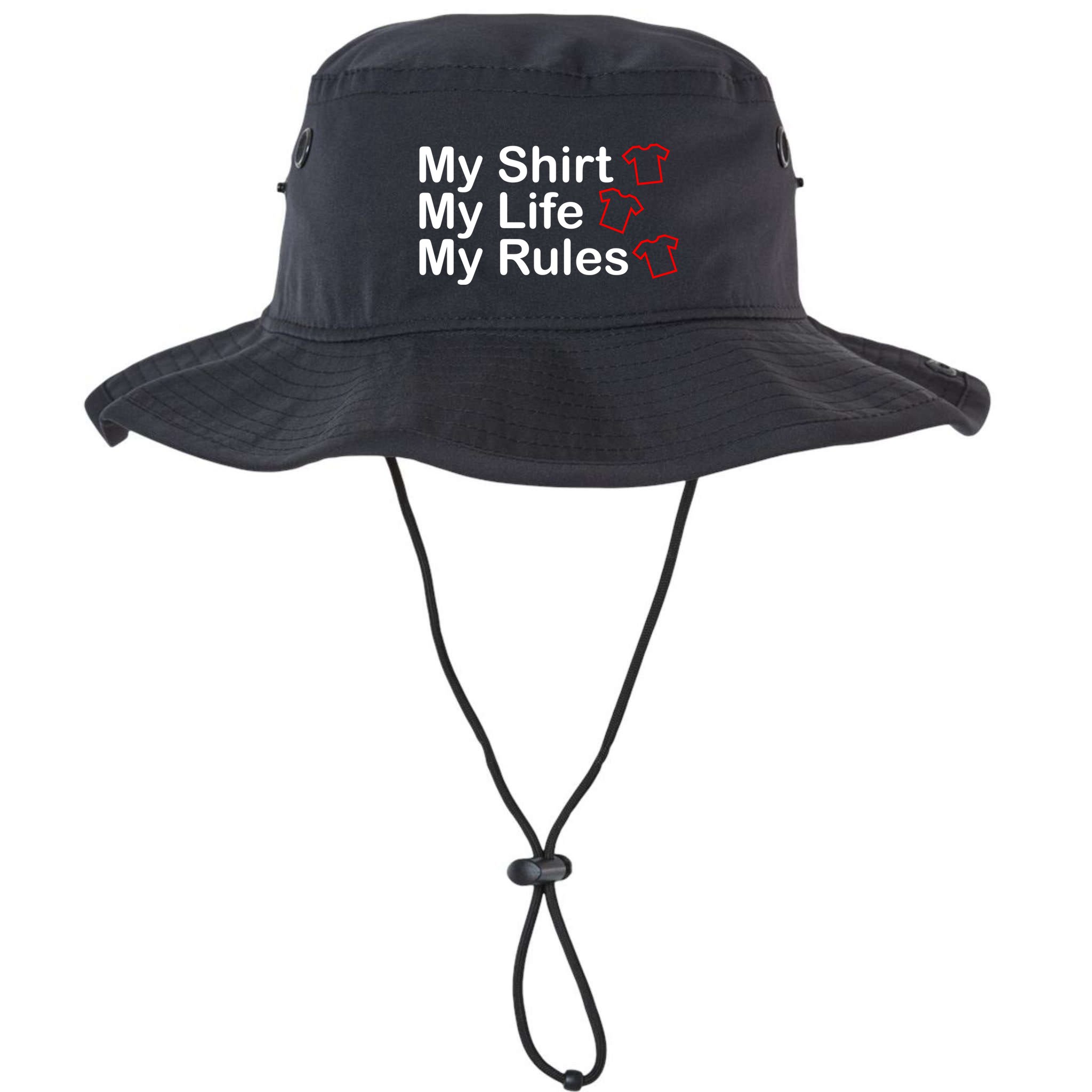 My Shirt My Life My Rules Funny Bucket Hat
