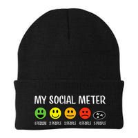 My Social Meter Funny Introvert Too Many People Sarcasm Beanie
