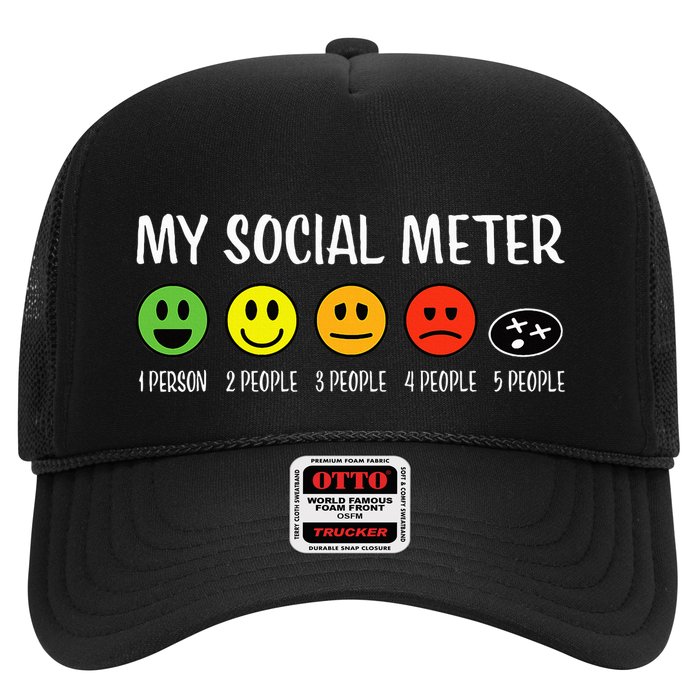 My Social Meter Funny Introvert Too Many People Sarcasm Trucker Hat