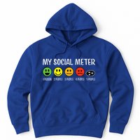 My Social Meter Funny Introvert Too Many People Sarcasm Hoodie