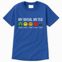 My Social Meter Funny Introvert Too Many People Sarcasm Tall T-Shirt