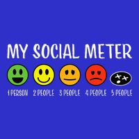 My Social Meter Funny Introvert Too Many People Sarcasm Mousepad