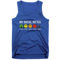 My Social Meter Funny Introvert Too Many People Sarcasm Tank Top