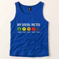 My Social Meter Funny Introvert Too Many People Sarcasm Tank Top