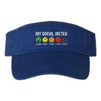 My Social Meter Funny Introvert Too Many People Sarcasm Visor