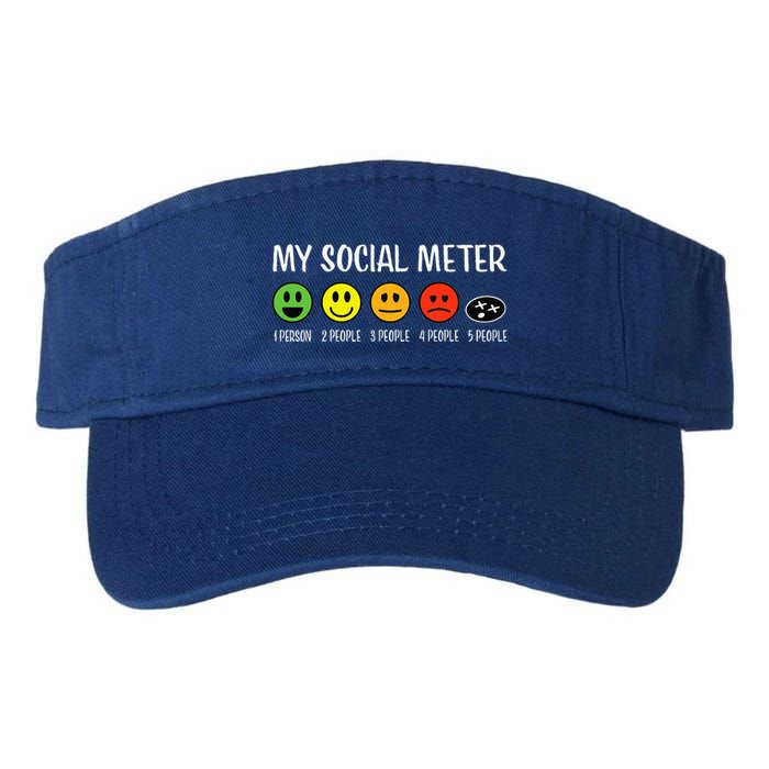 My Social Meter Funny Introvert Too Many People Sarcasm Visor