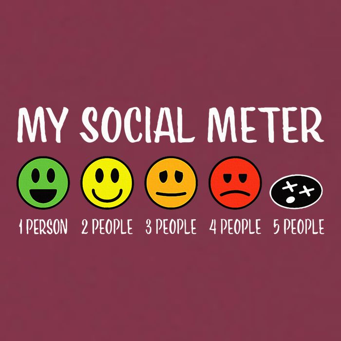 My Social Meter Funny Introvert Too Many People Sarcasm 16oz Travel Tumbler