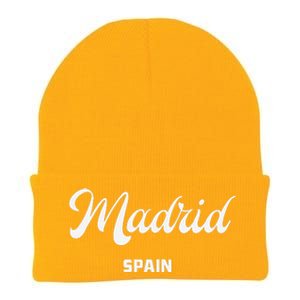 Madrid Spain Knit Cap Winter Beanie